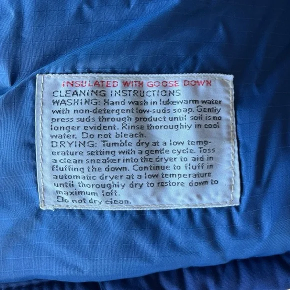 Vintage 80s Sterns Goose Down Puffer Vest, Small Retro - Picture 9 of 9